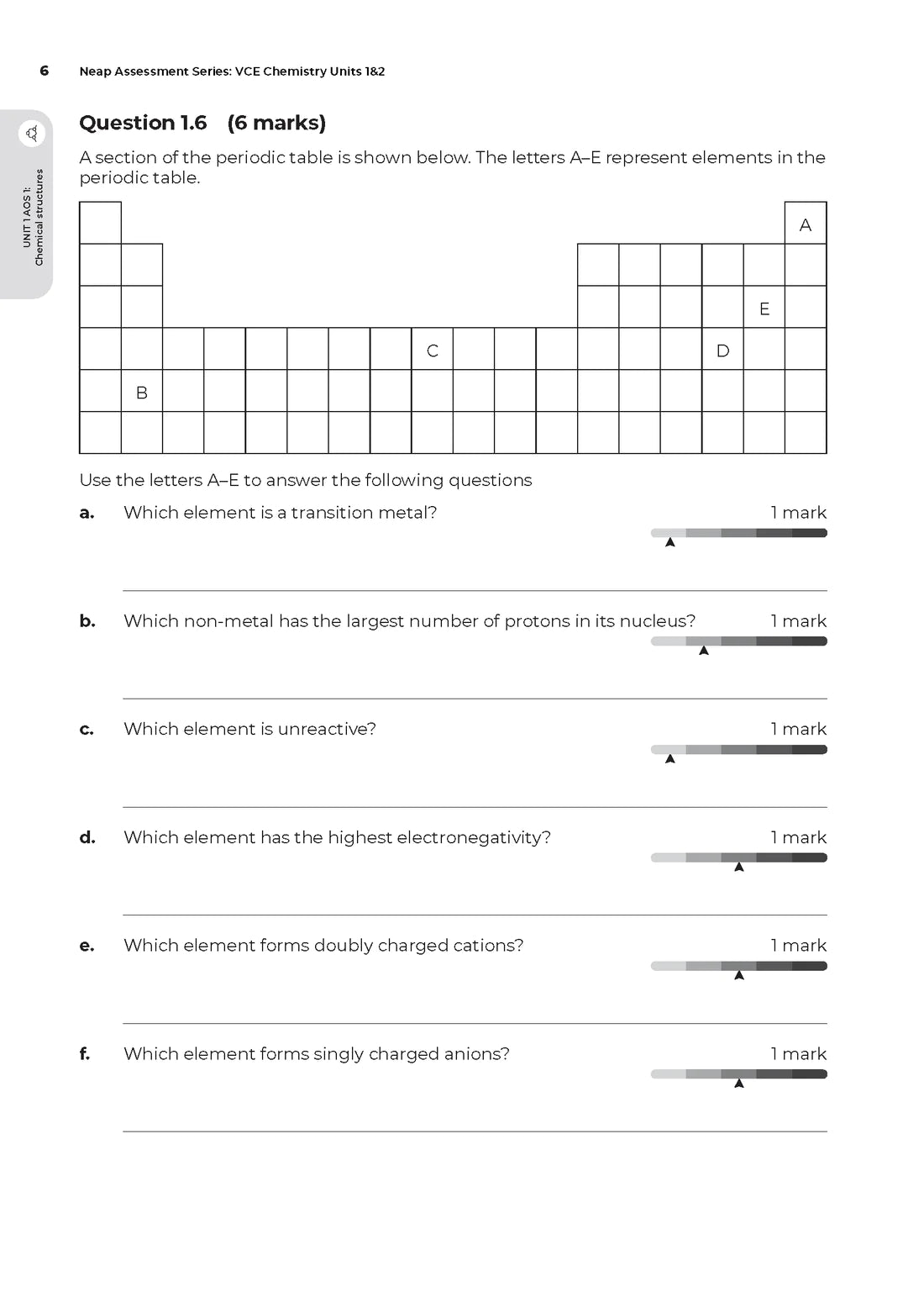 Neap Assessment Series: VCE Chemistry Units 1&2 (New)