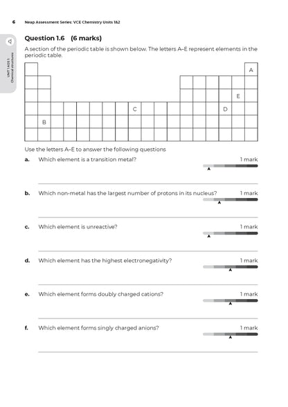 Neap Assessment Series: VCE Chemistry Units 1&2 (New)
