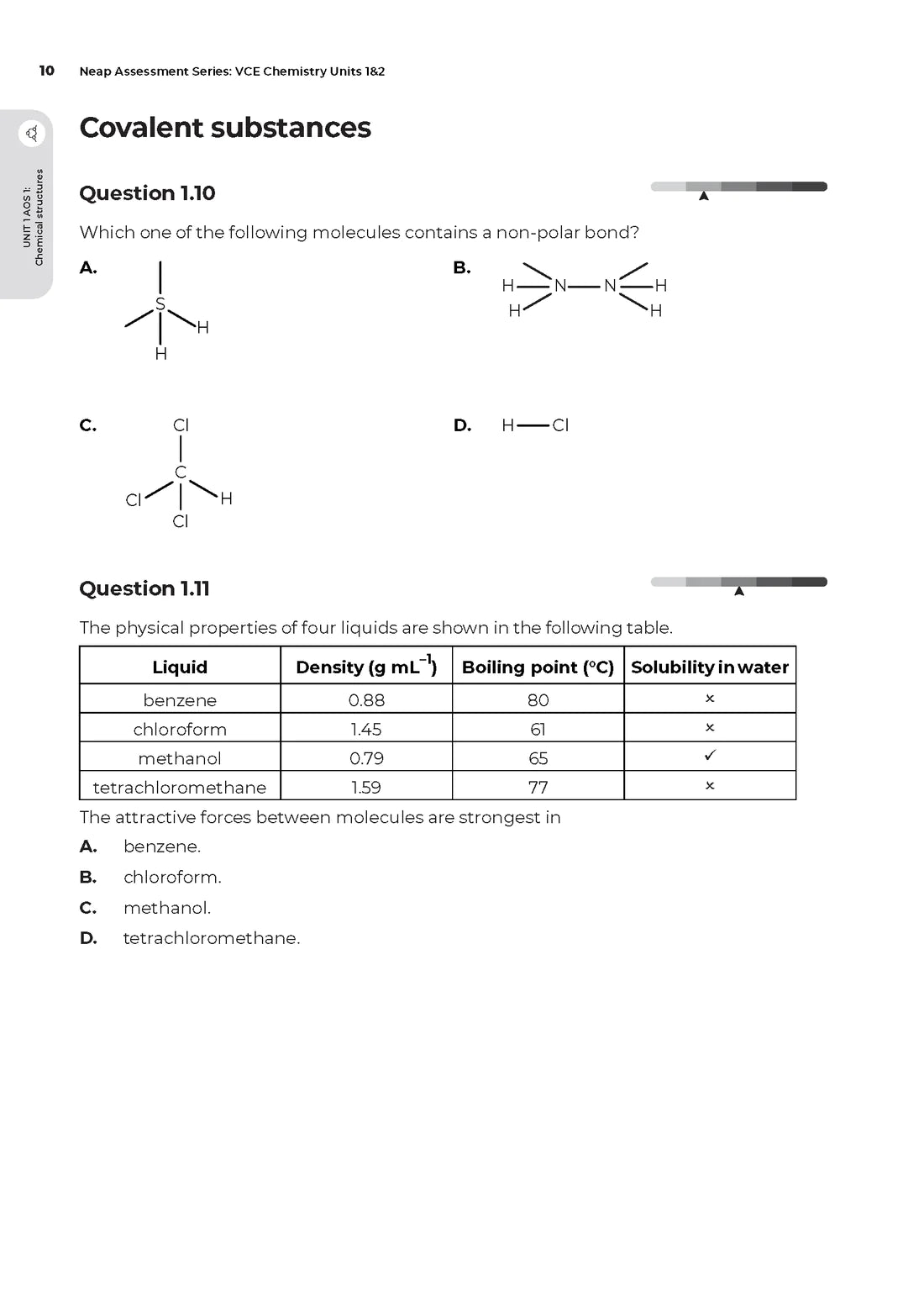 Neap Assessment Series: VCE Chemistry Units 1&2 (New)