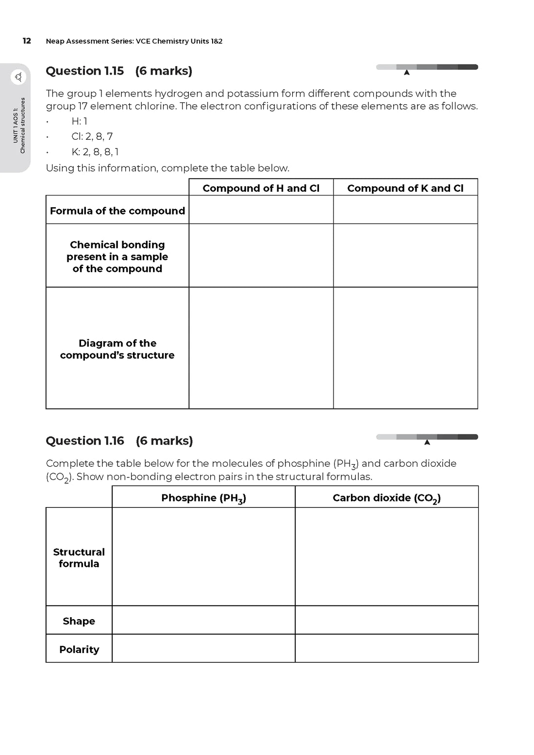 Neap Assessment Series: VCE Chemistry Units 1&2 (New)