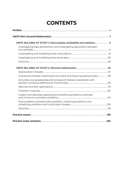 Neap Assessment Series: VCE General Mathematics Units 3&4