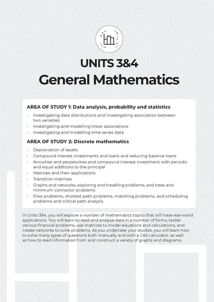 Neap Assessment Series: VCE General Mathematics Units 3&4