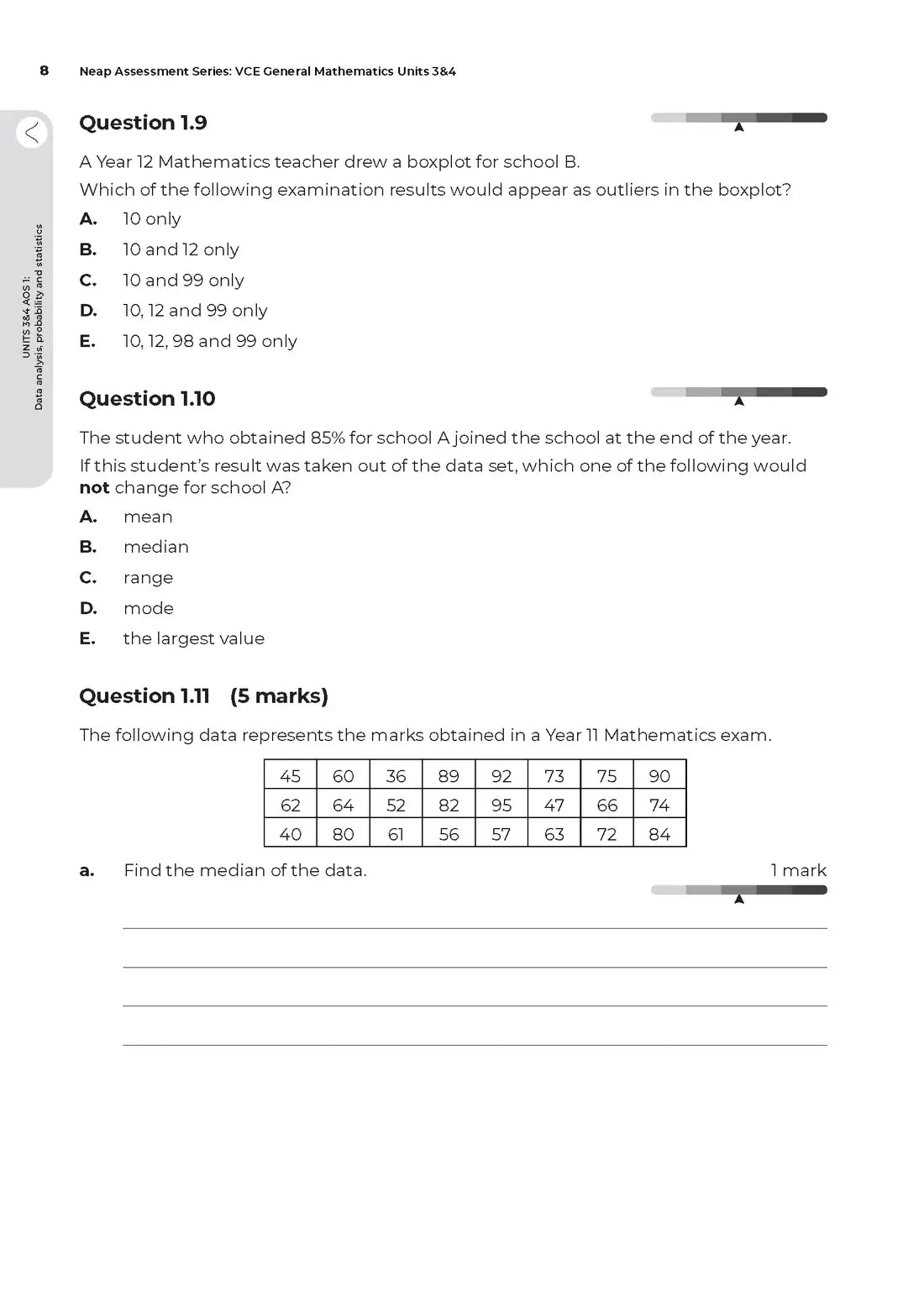 Neap Assessment Series: VCE General Mathematics Units 3&4