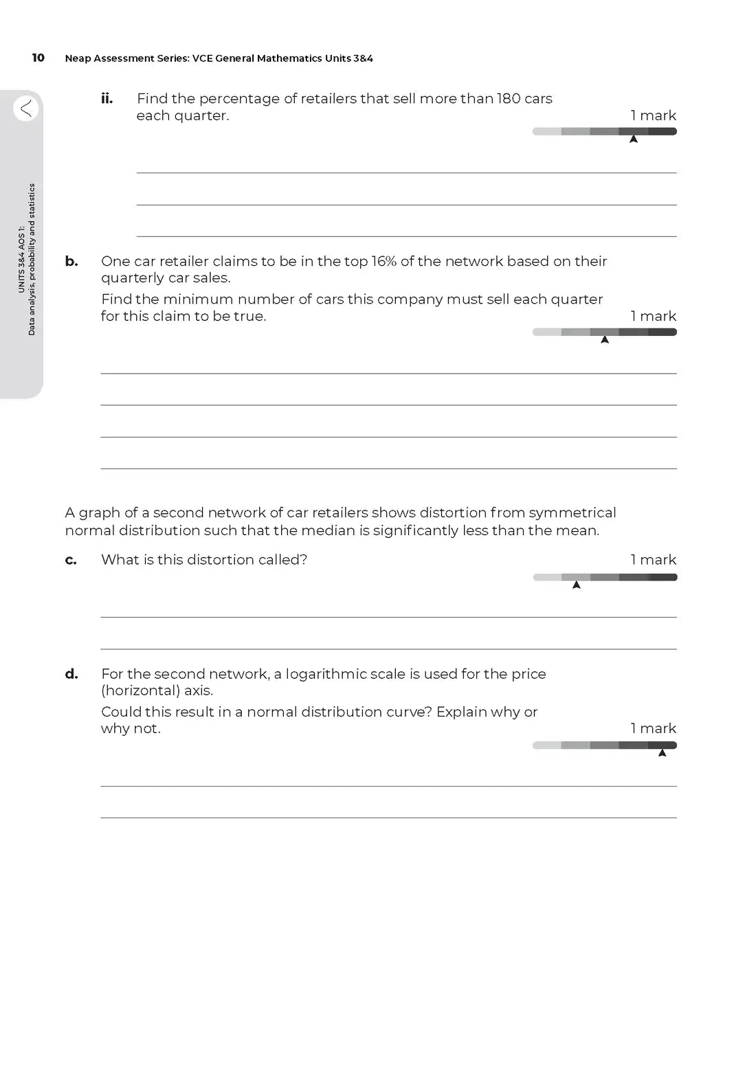 Neap Assessment Series: VCE General Mathematics Units 3&4