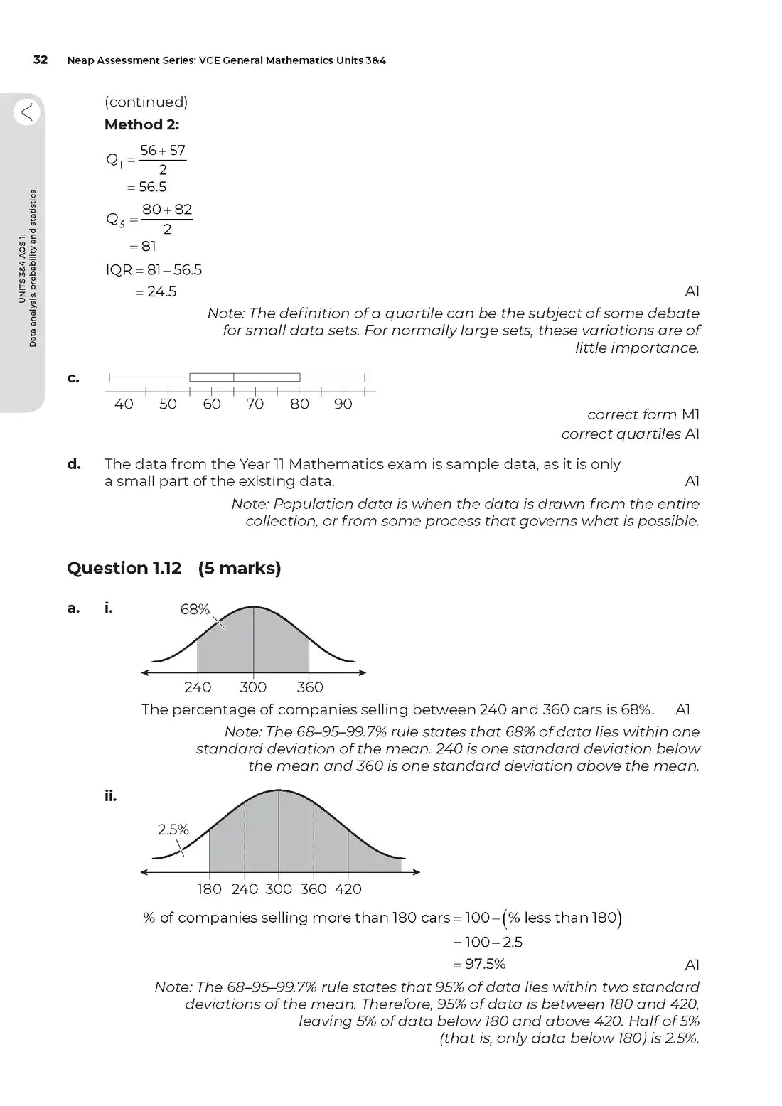 Neap Assessment Series: VCE General Mathematics Units 3&4