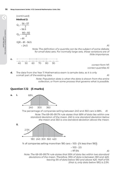 Neap Assessment Series: VCE General Mathematics Units 3&4