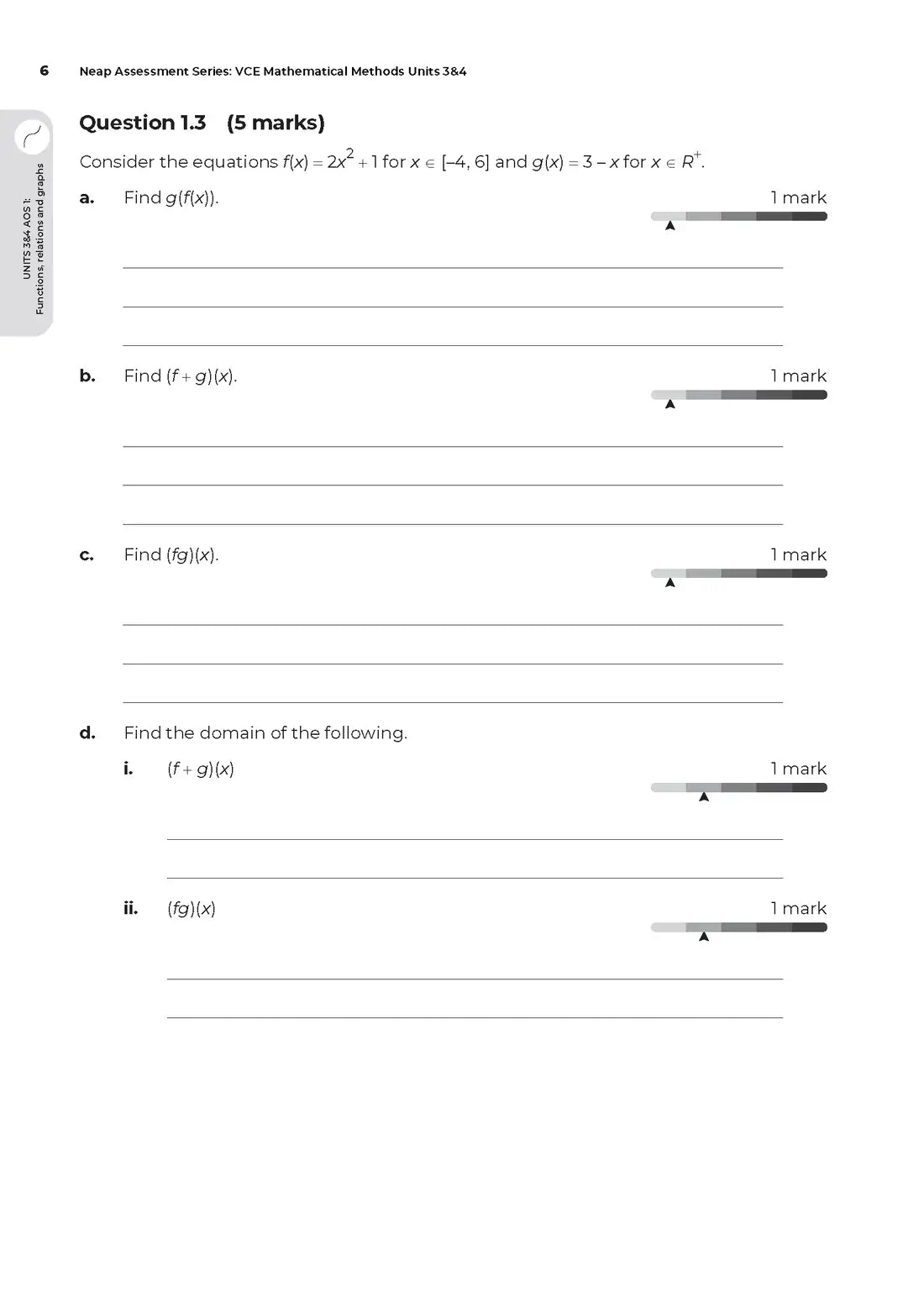 Neap Assessment series VCE Mathematical Methods Units 3&4