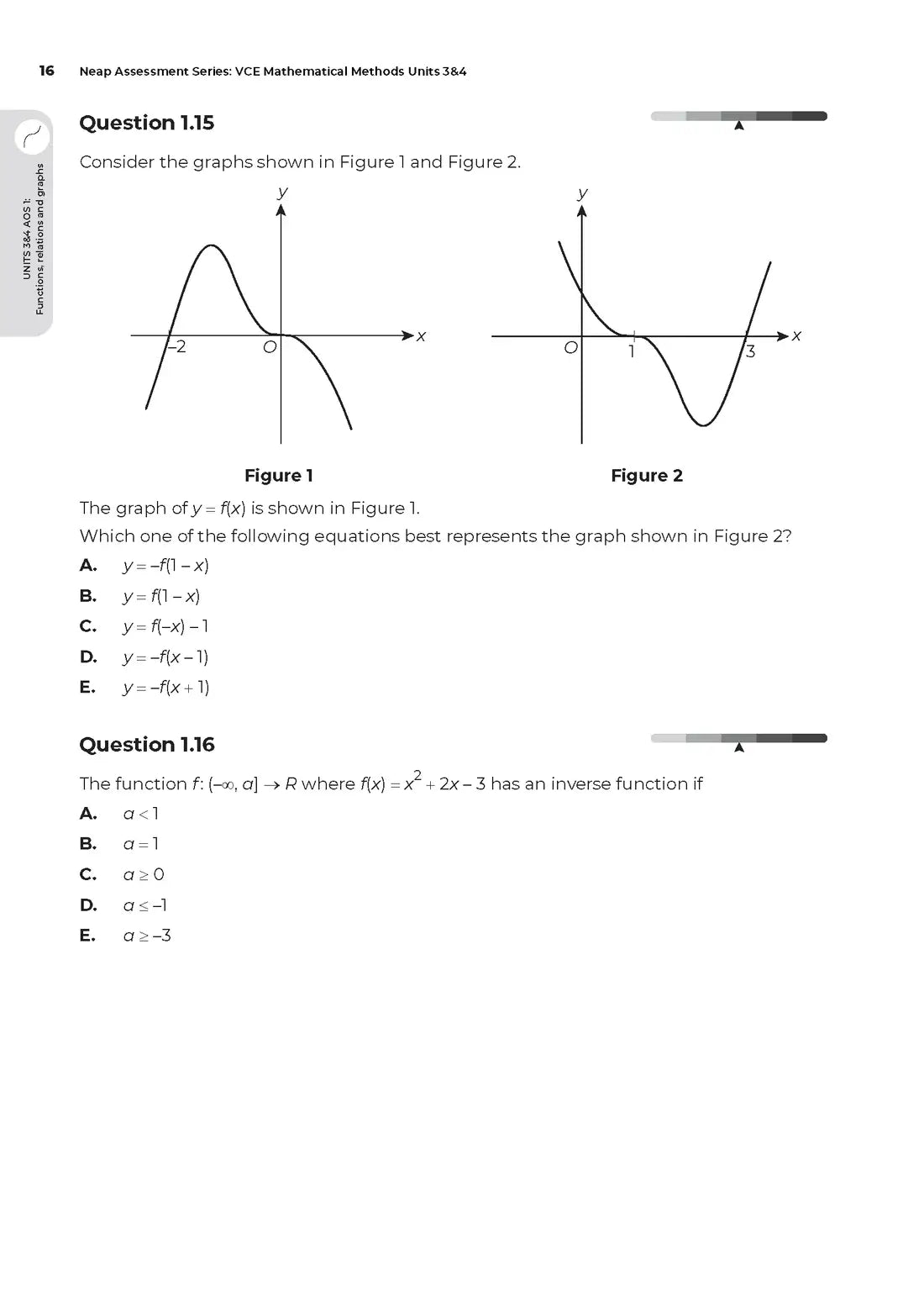 Neap Assessment series VCE Mathematical Methods Units 3&4