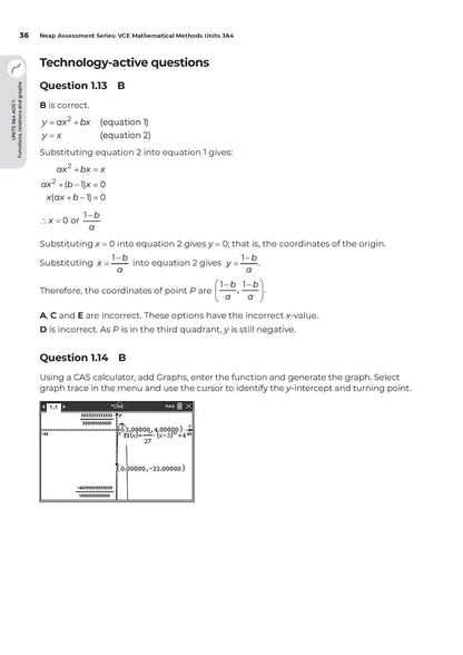 Neap Assessment series VCE Mathematical Methods Units 3&4