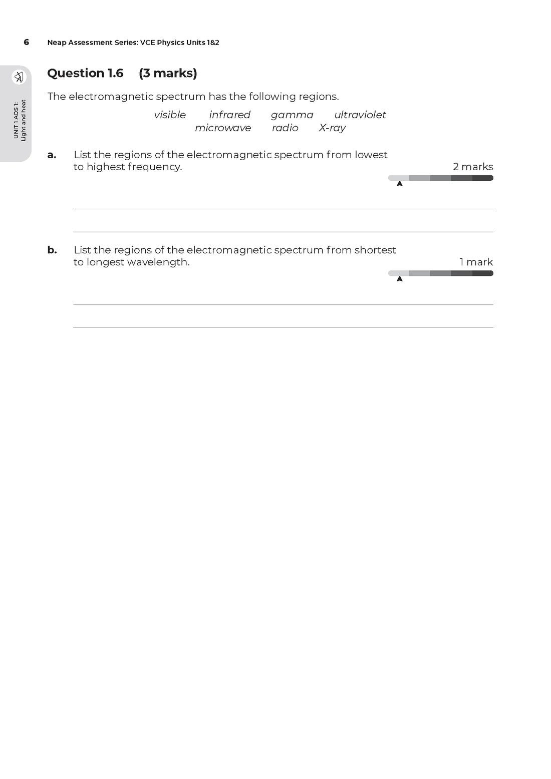 Neap Assessment Series: VCE Physics Units 1&2