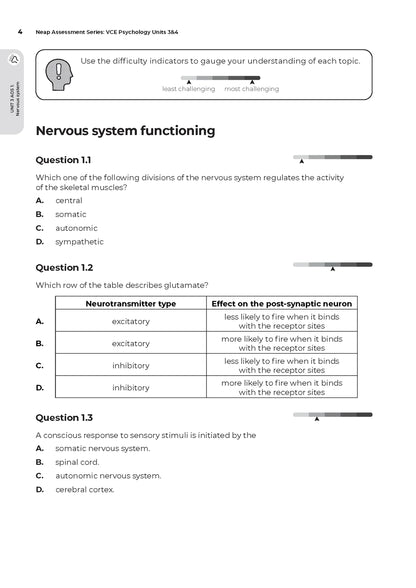 Neap Assessment Series: VCE Psychology Units 3&4