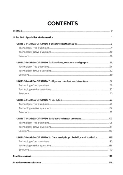 Neap Assessment series: Specialist Maths Units 3&4 (New)