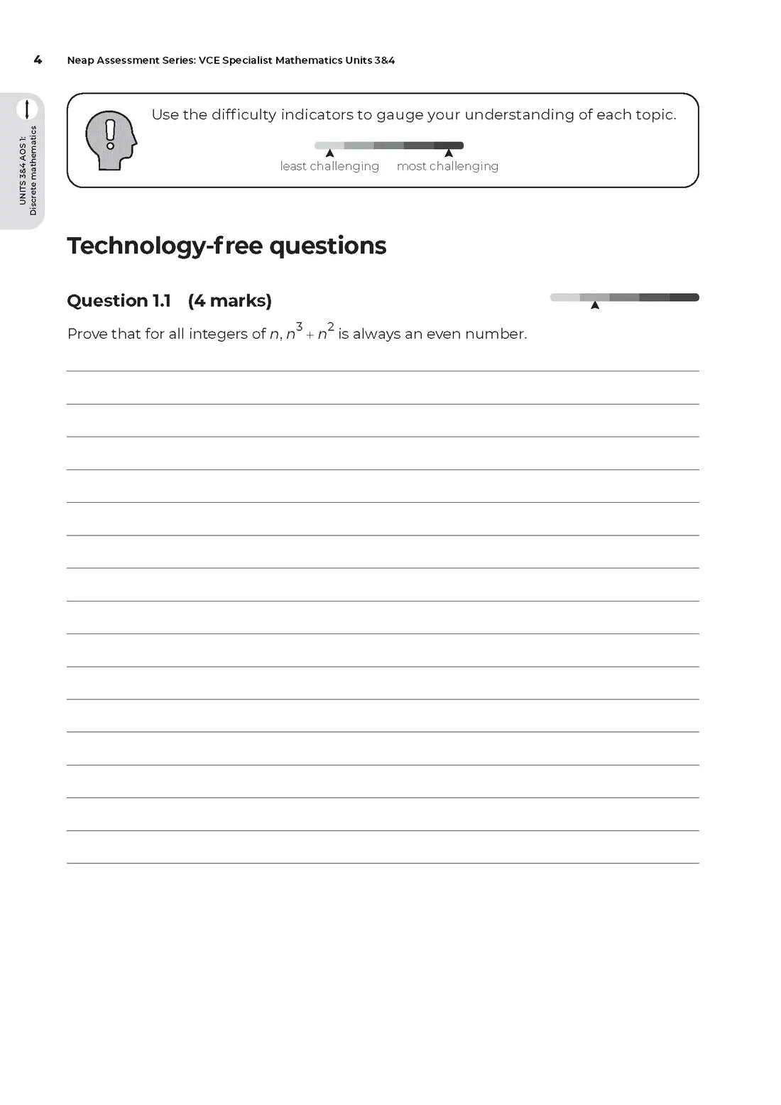 Neap Assessment series: Specialist Maths Units 3&4 (New)