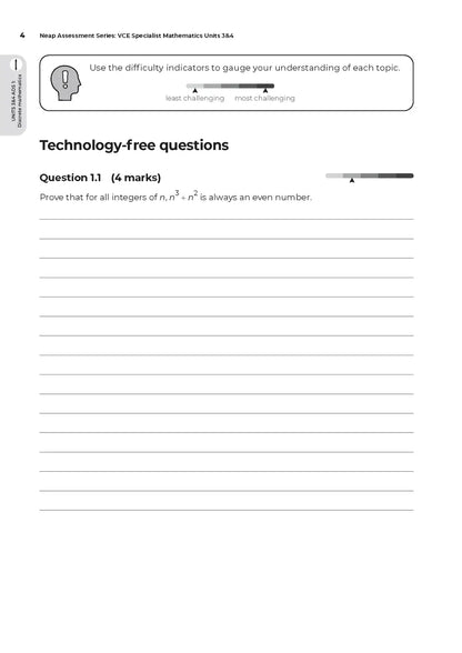 Neap Assessment series: Specialist Maths Units 3&4 (New)