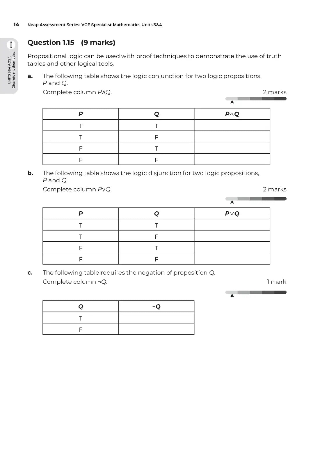 Neap Assessment series: Specialist Maths Units 3&4 (New)