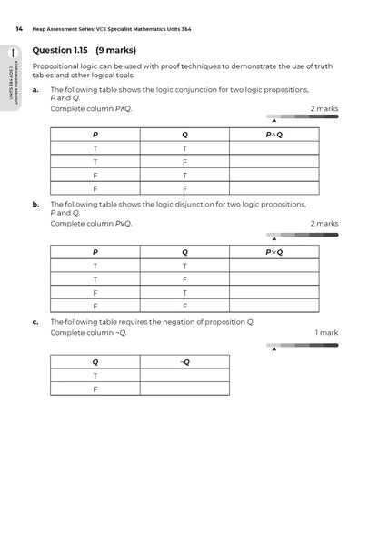 Neap Assessment series: Specialist Maths Units 3&4 (New)