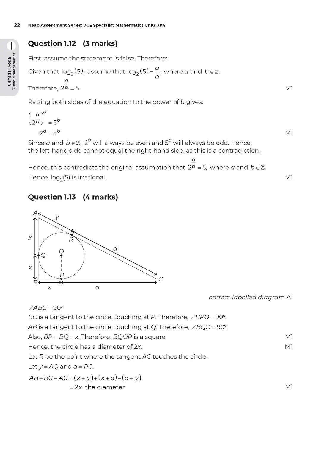 Neap Assessment series: Specialist Maths Units 3&4 (New)
