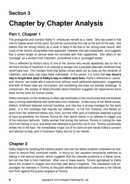 Never Let Me Go - ATAR Notes