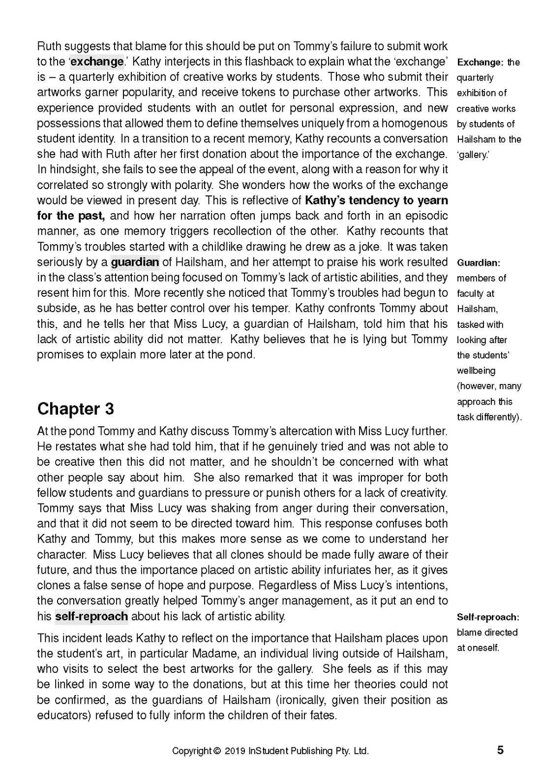 Never Let Me Go - ATAR Notes