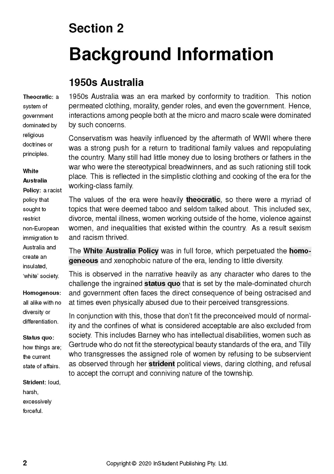 The Dressmaker - ATAR Notes