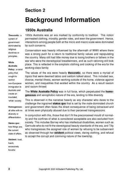 The Dressmaker - ATAR Notes