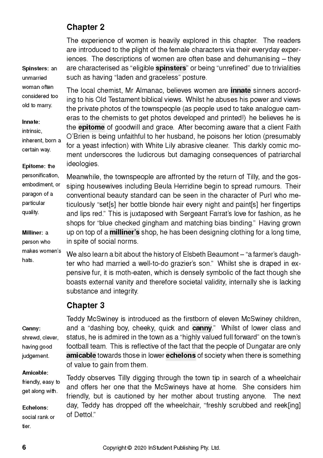 The Dressmaker - ATAR Notes
