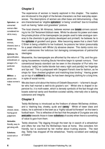 The Dressmaker - ATAR Notes