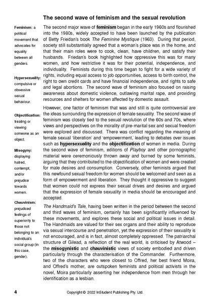 The Handmaid's Tale  - ATAR Notes