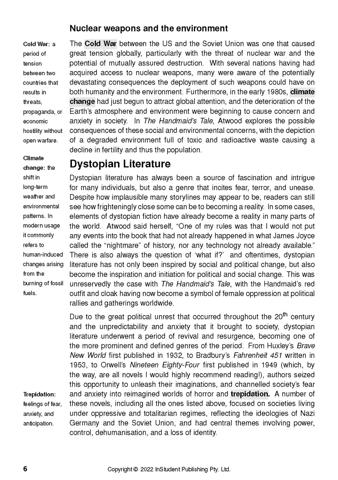 The Handmaid's Tale  - ATAR Notes