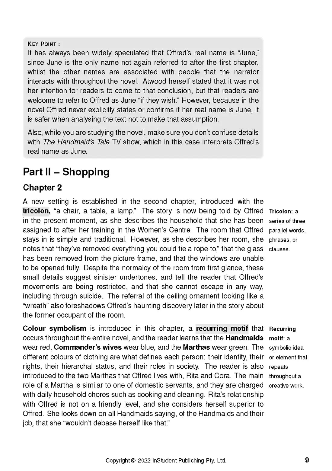 The Handmaid's Tale  - ATAR Notes
