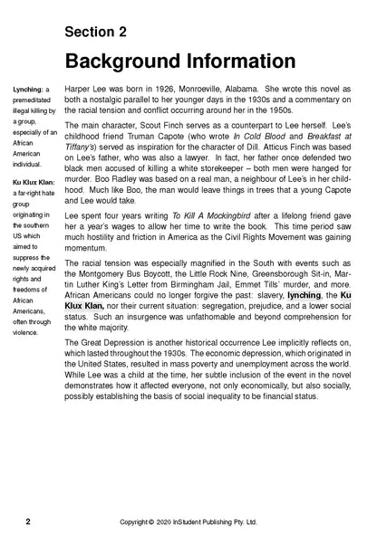 To Kill a Mockingbird - ATAR Notes