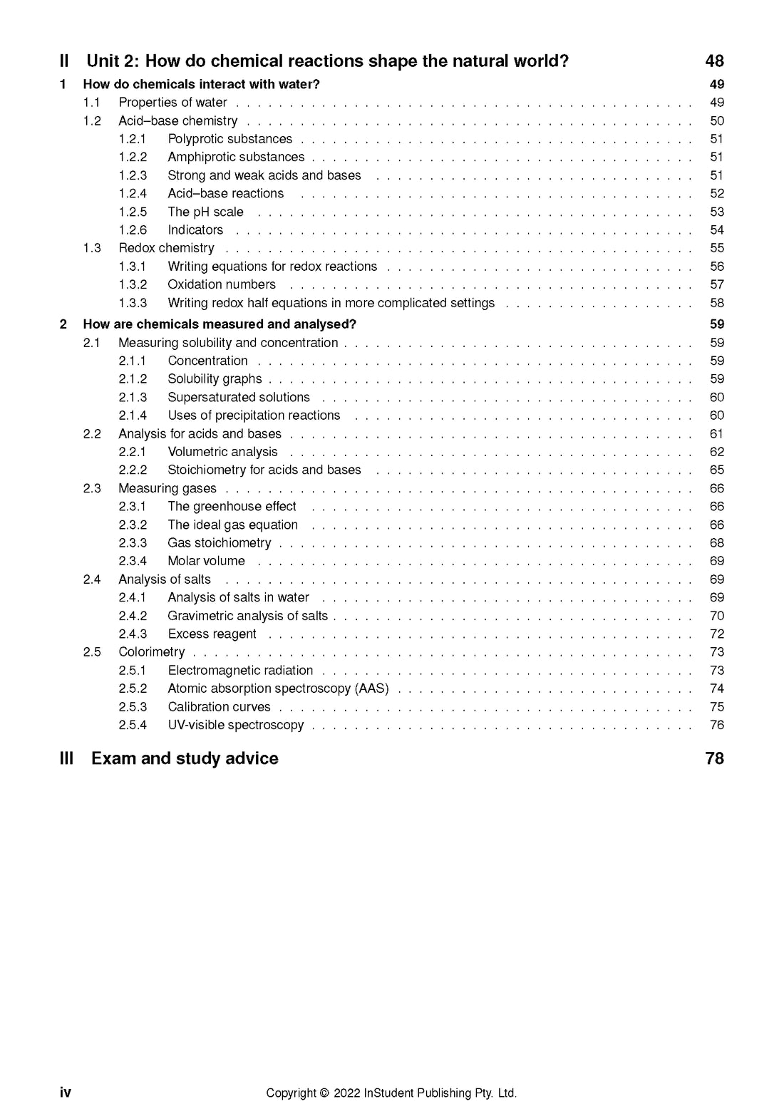 Atar Notes VCE Chemistry Units 1&2 Notes