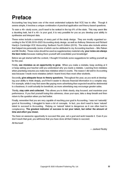 Atar Notes VCE Accounting Units 3&4 Notes