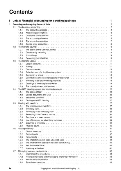 Atar Notes VCE Accounting Units 3&4 Notes