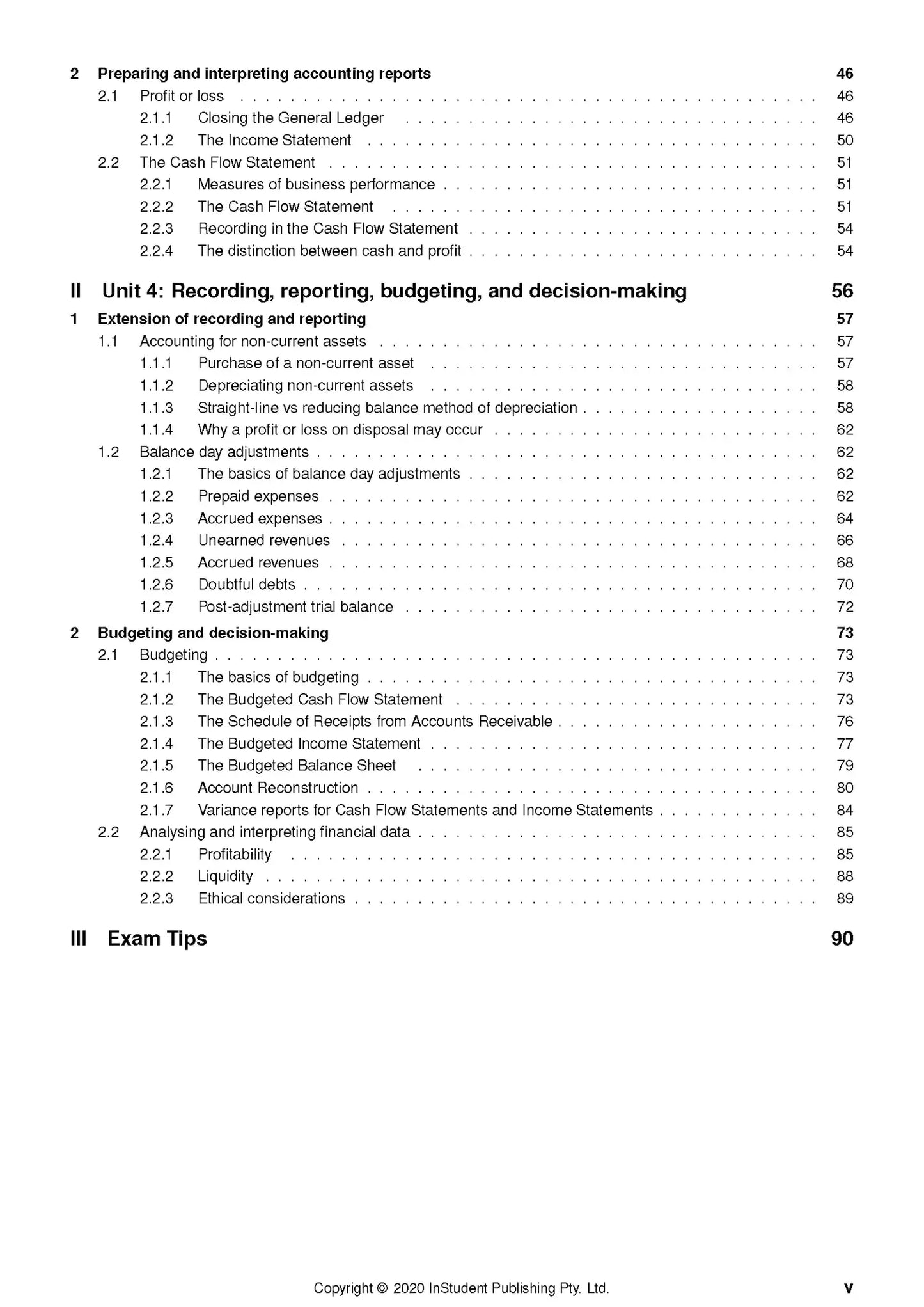 Atar Notes VCE Accounting Units 3&4 Notes