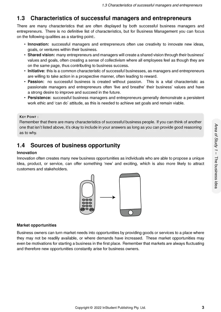 Atar Notes VCE Business Management Units 1&2 Notes
