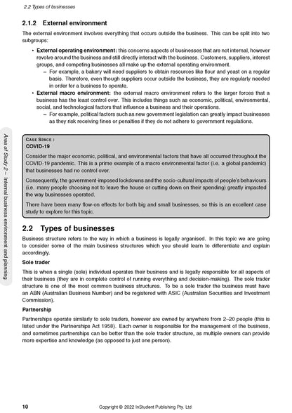 Atar Notes VCE Business Management Units 1&2 Notes