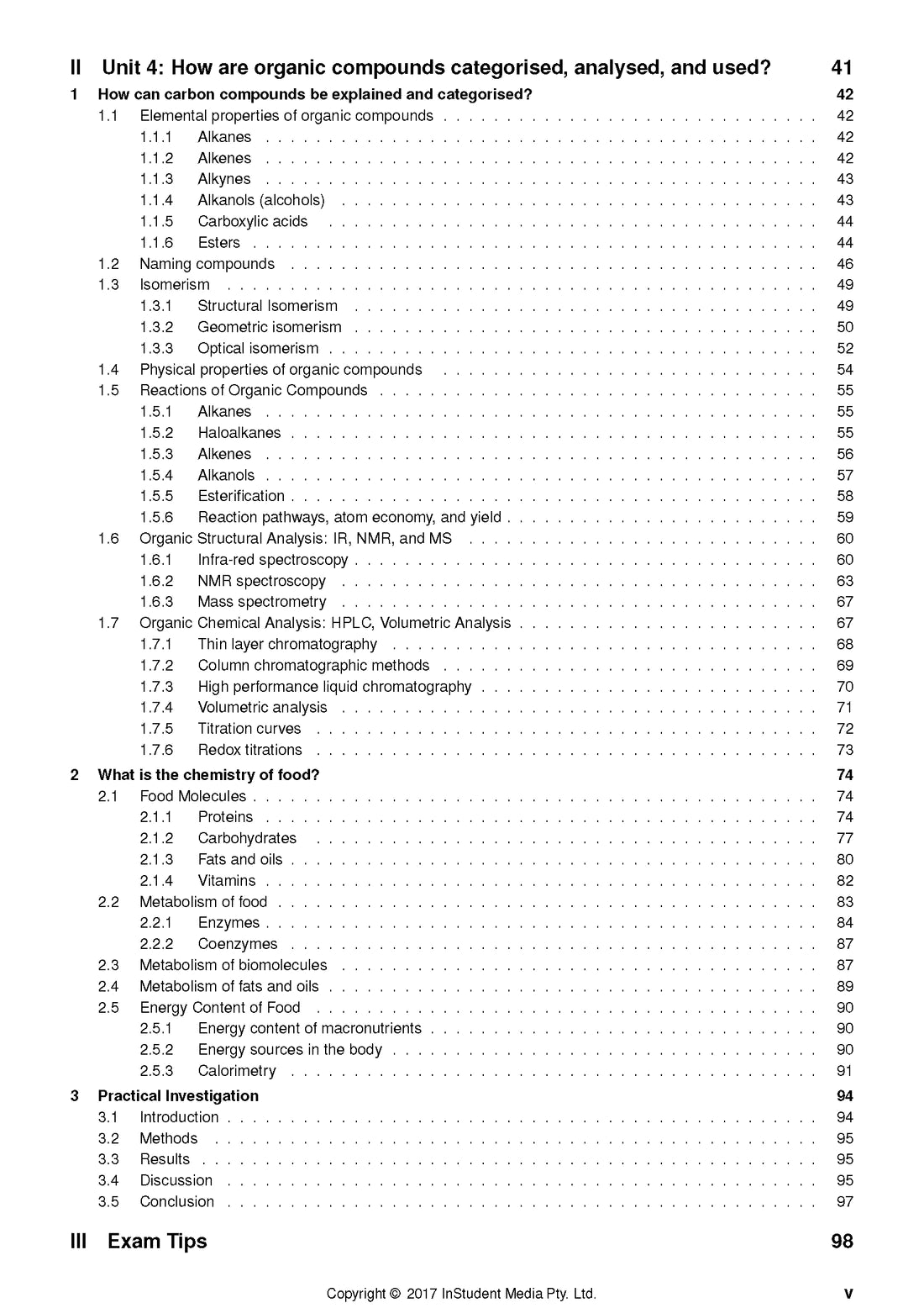 Atar Notes VCE Chemistry Units 3&4 Notes
