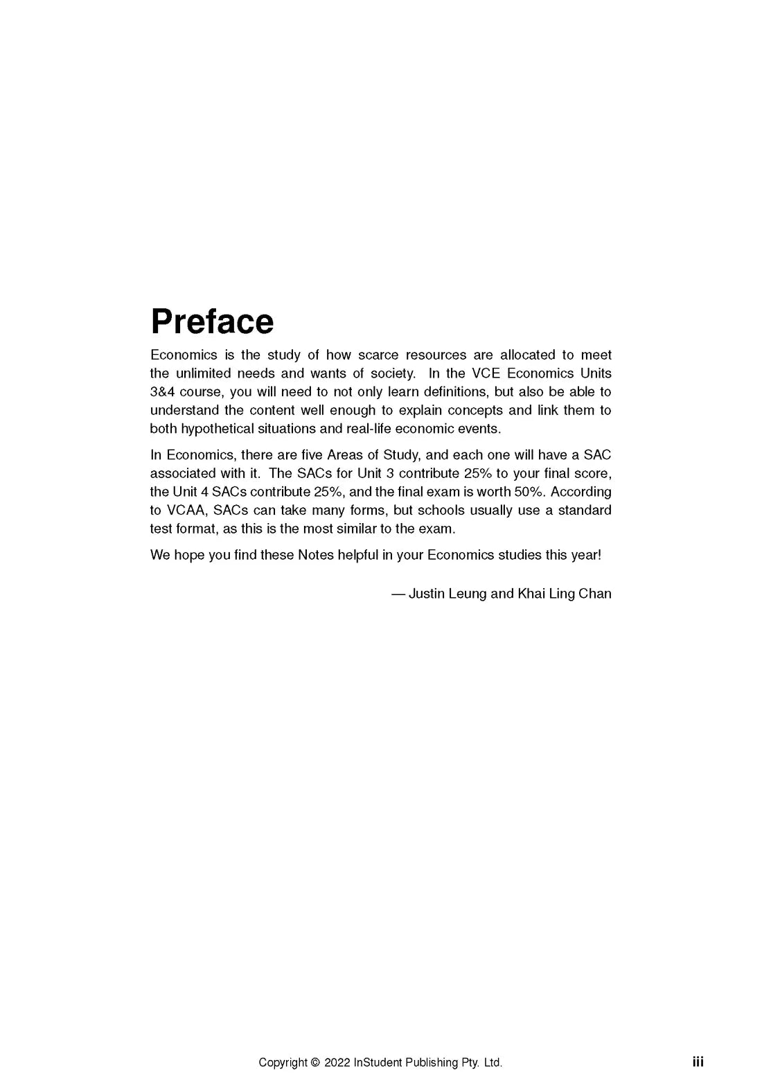 Atar notes VCE Economics Units 3&4 Notes