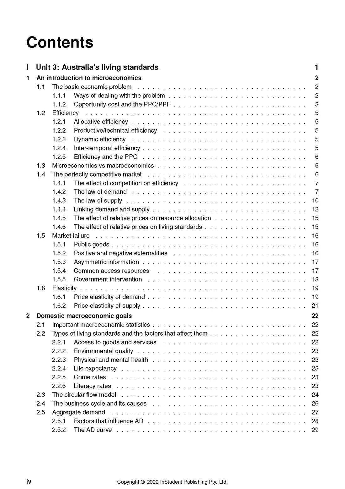 Atar notes VCE Economics Units 3&4 Notes