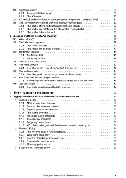 Atar notes VCE Economics Units 3&4 Notes