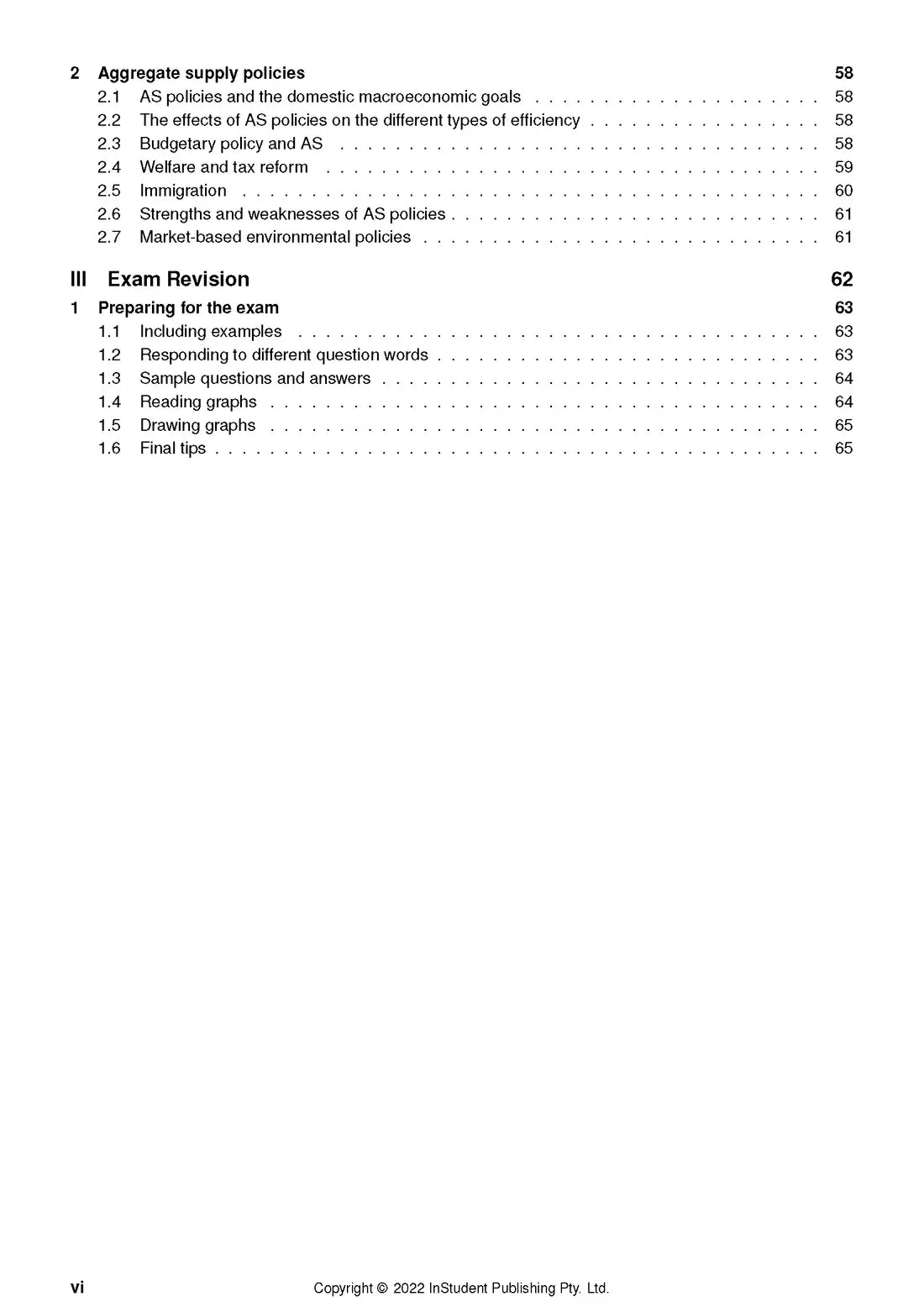 Atar notes VCE Economics Units 3&4 Notes