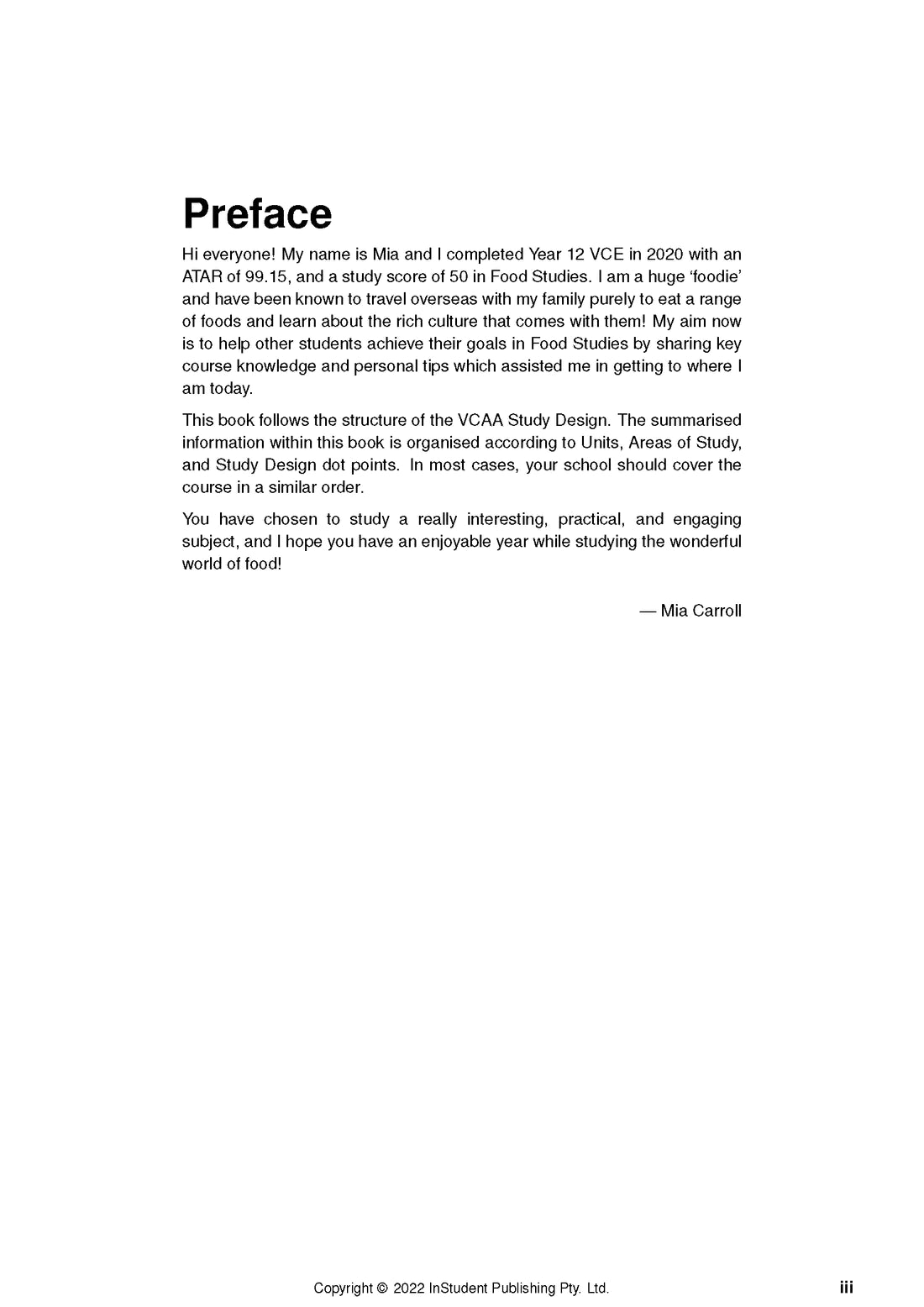 Atar Notes VCE Food Studies Units 3&4 Notes