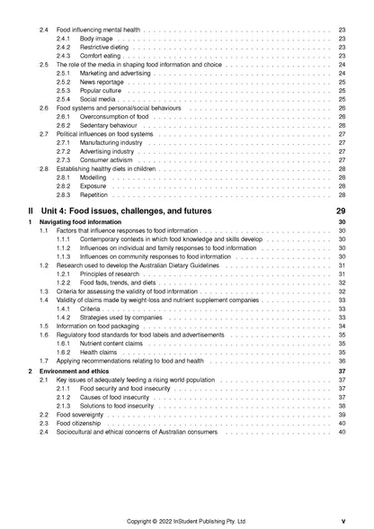 Atar Notes VCE Food Studies Units 3&4 Notes