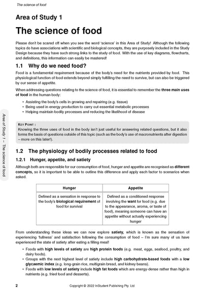 Atar Notes VCE Food Studies Units 3&4 Notes