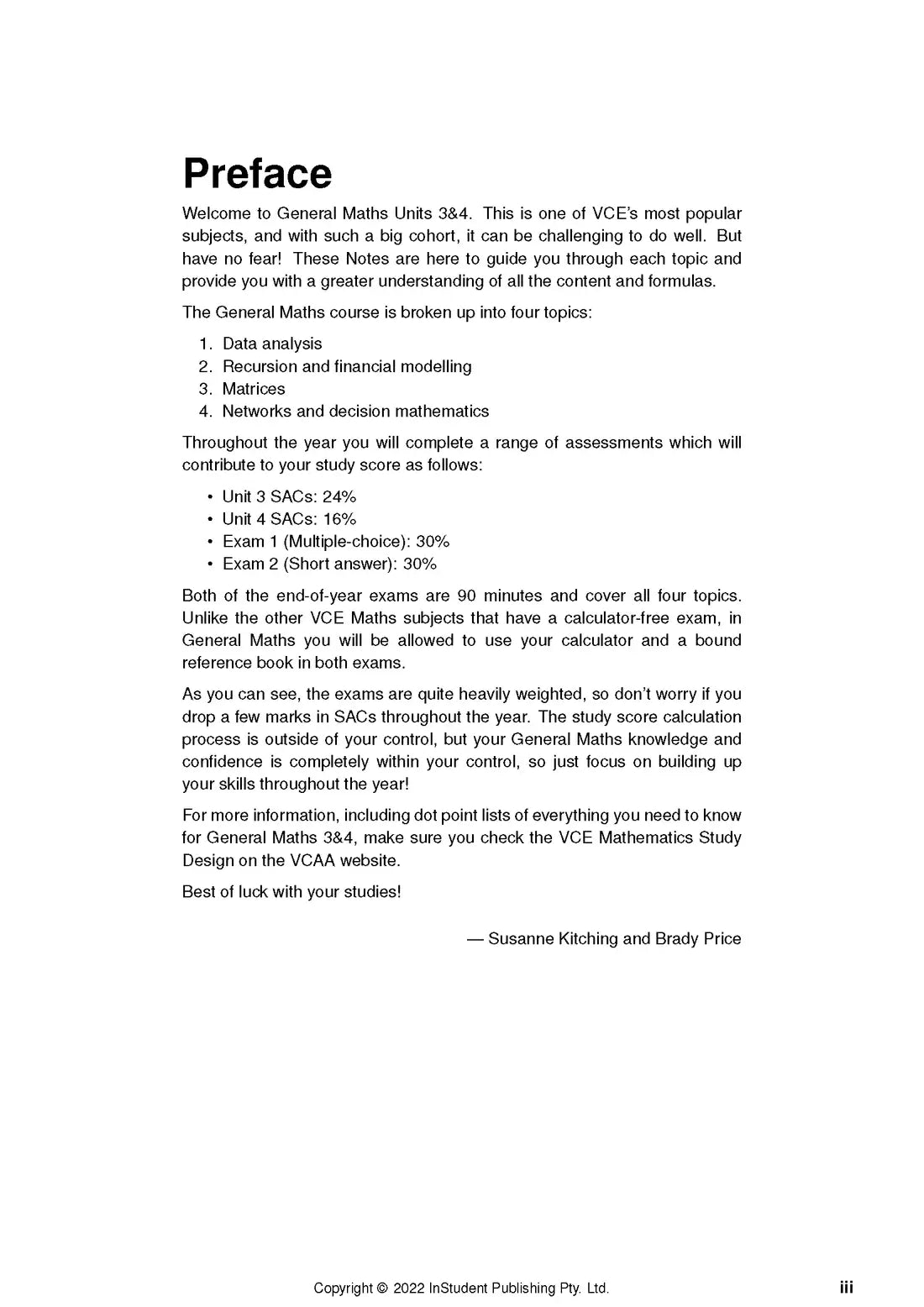 Atar Notes VCE General Maths Units 3&4 Notes