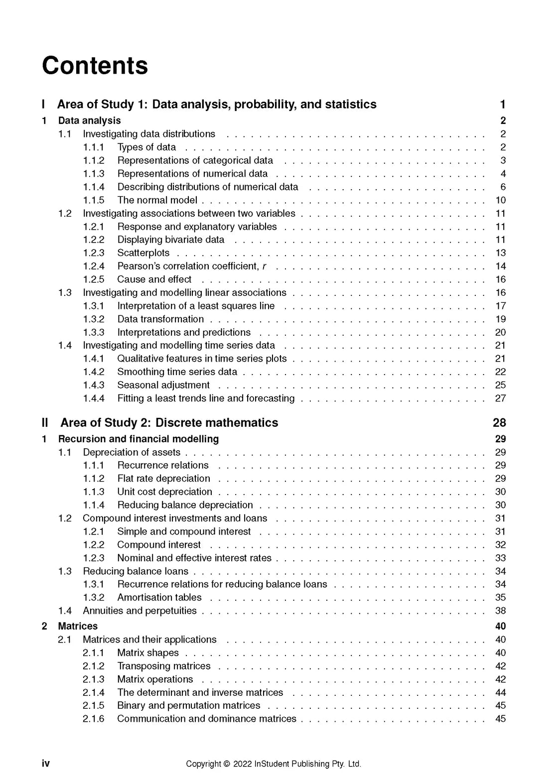Atar Notes VCE General Maths Units 3&4 Notes