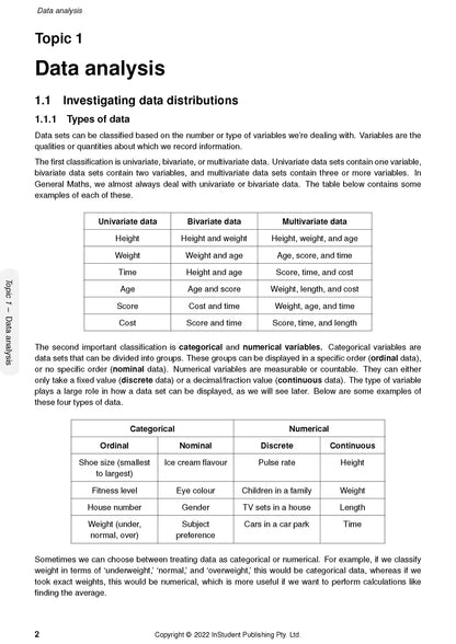 Atar Notes VCE General Maths Units 3&4 Notes