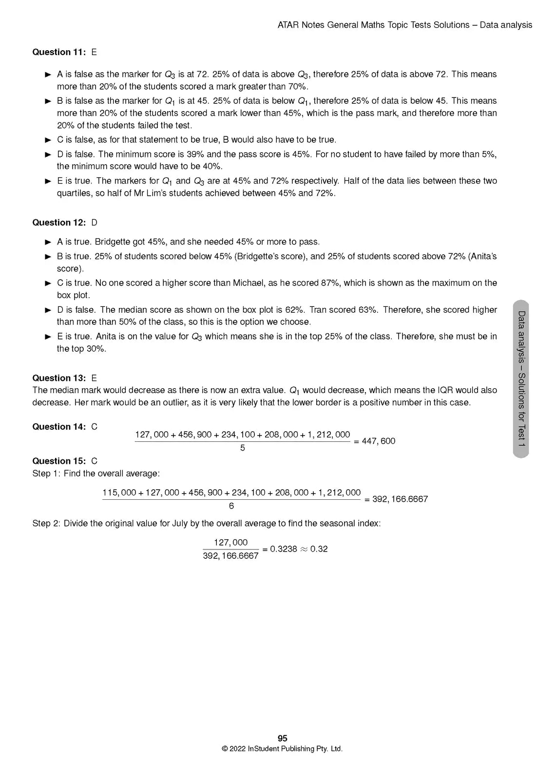 Atar Notes VCE General Maths Units 3&4 Topic Test