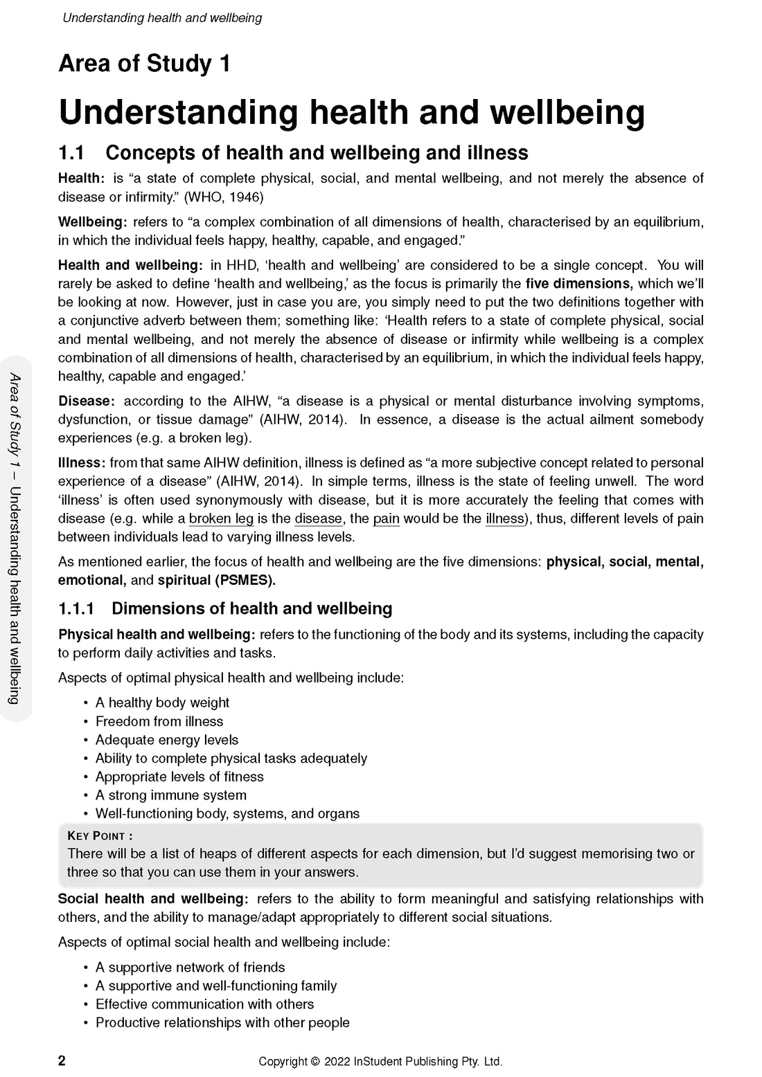 ATAR Notes VCE Health and Human Development (HHD) 3&4  Notes
